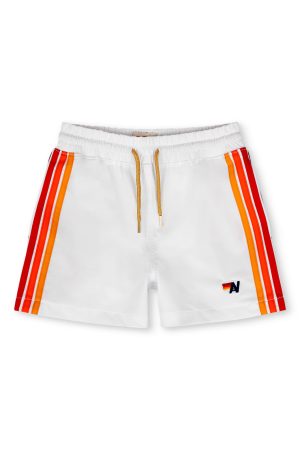 AVIATOR NATION KIDS FLEX BOARD SHORTS - WHITE