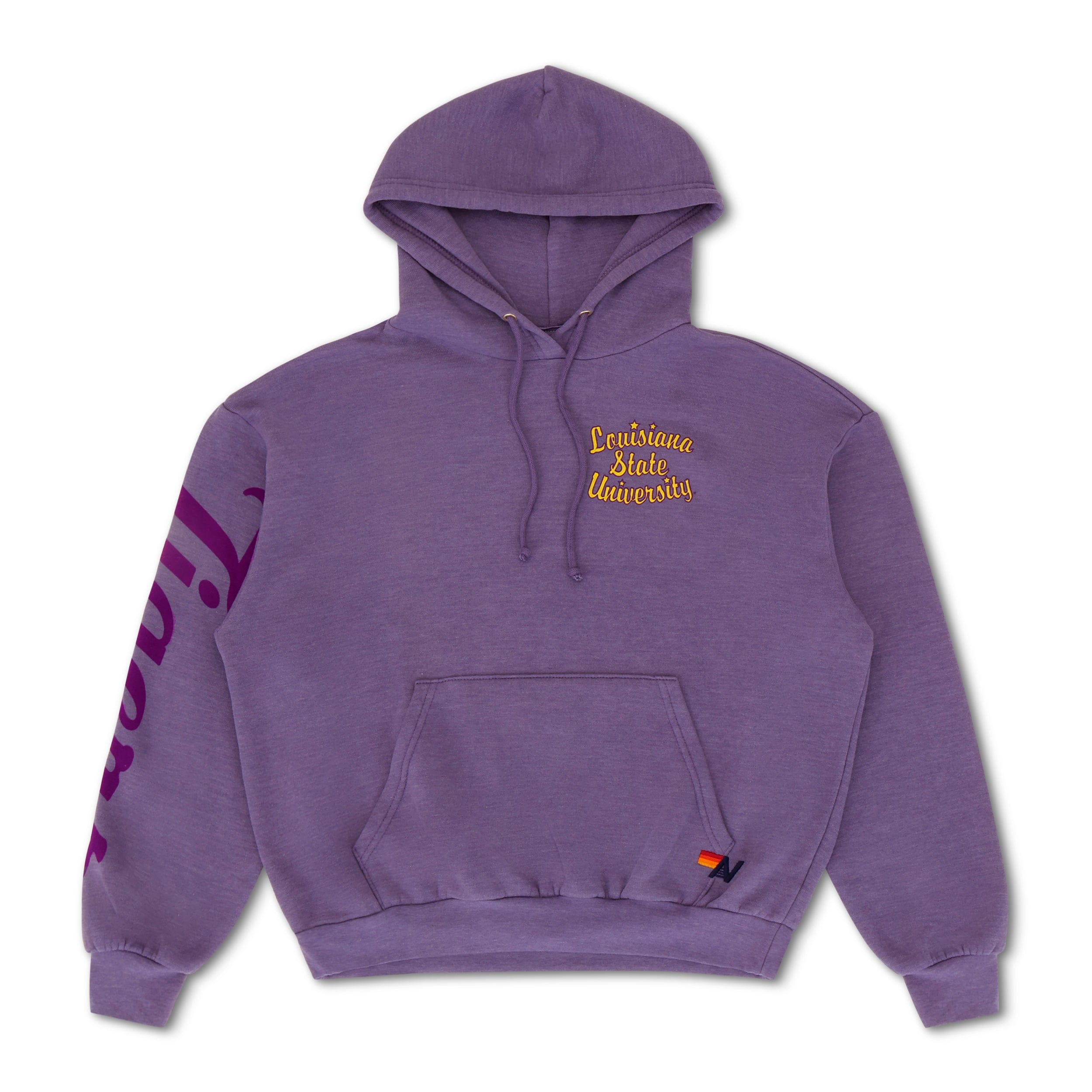 LSU TIGER RELAXED PULLOVER HOODIE - GRAPE - Image 5