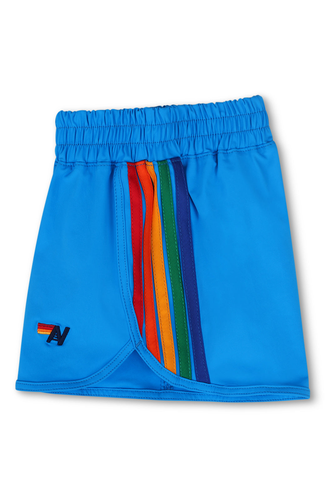5 STRIPE KIDS FLEX JOGGER SHORT - NEON BLUE - Image 3