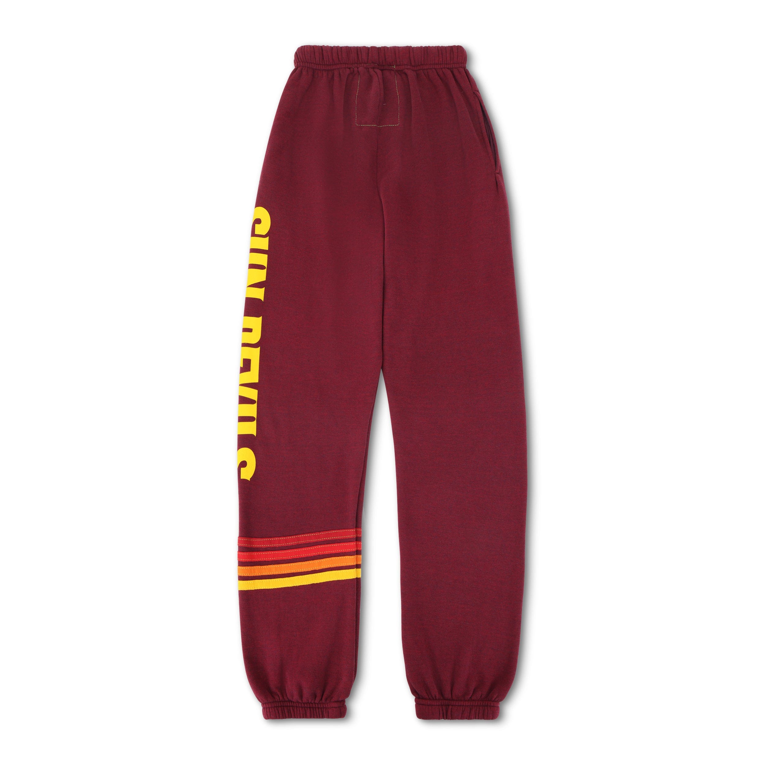 ASU FORK UNISEX POCKET SWEATPANTS - MAROON - Image 9