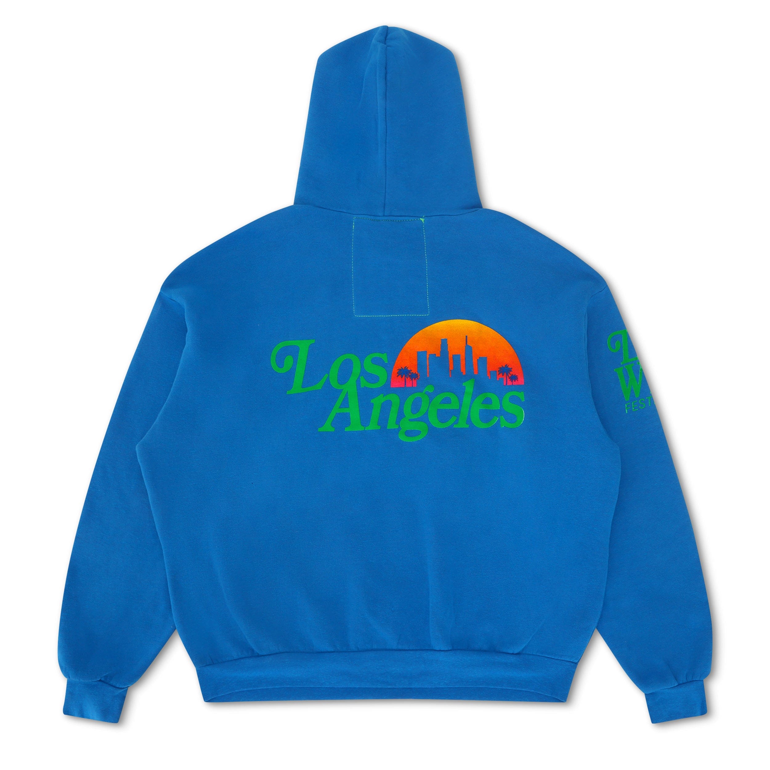 LOS ANGELES WINE & FOOD 2025 PULLOVER HOODIE RELAXED - ADVENTURE BLUE - Image 6