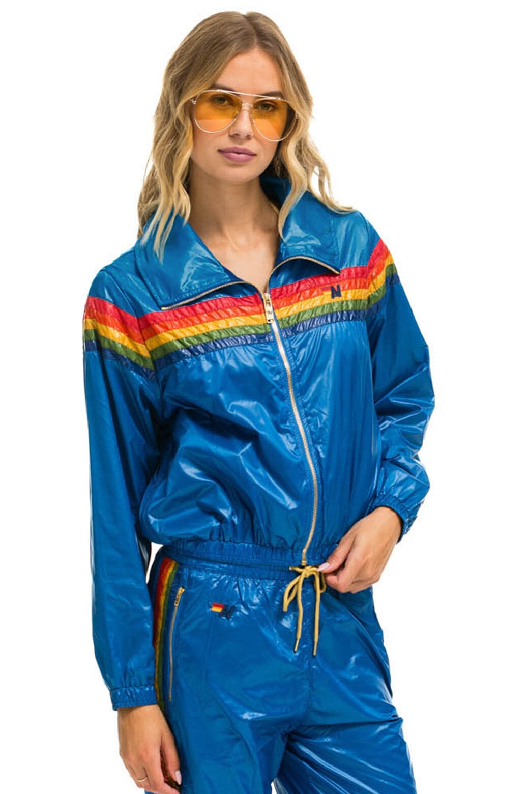 5 STRIPE WINDBREAKER - SNORKEL BLUE - Image 2