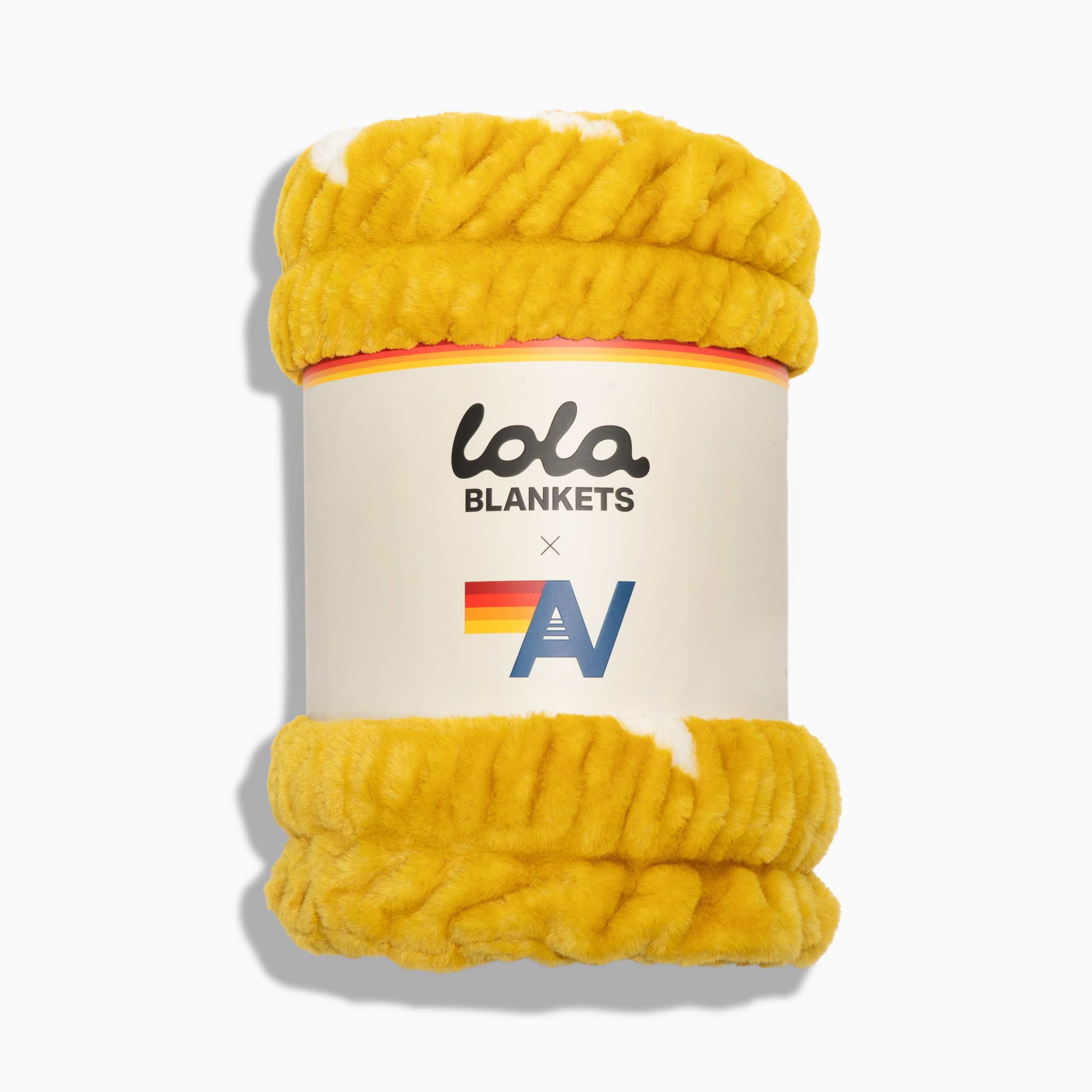 Aviator Nation x Lola Blanket - Gold // White Bolt - Image 2