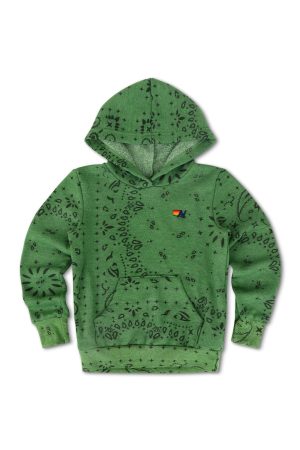 KID'S BANDANA PULLOVER HOODIE - PALM