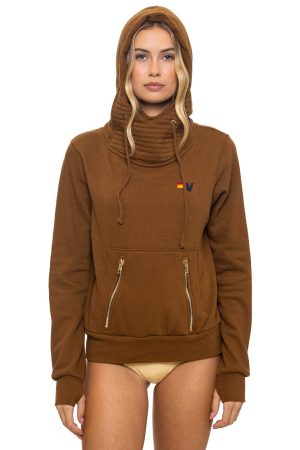 NINJA PULLOVER HOODIE - CINNAMON