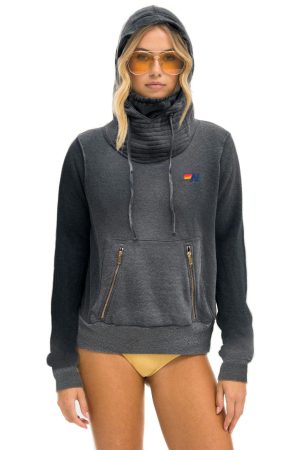 NINJA PULLOVER HOODIE - FADED SMOKE