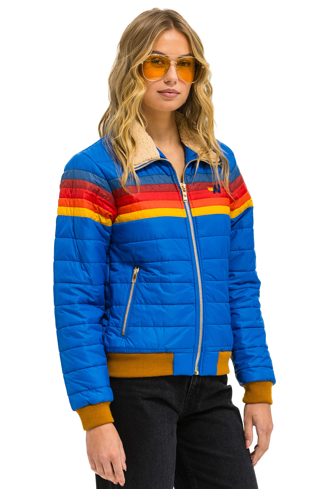 5 STRIPE JACKET - SNORKEL BLUE - Image 3