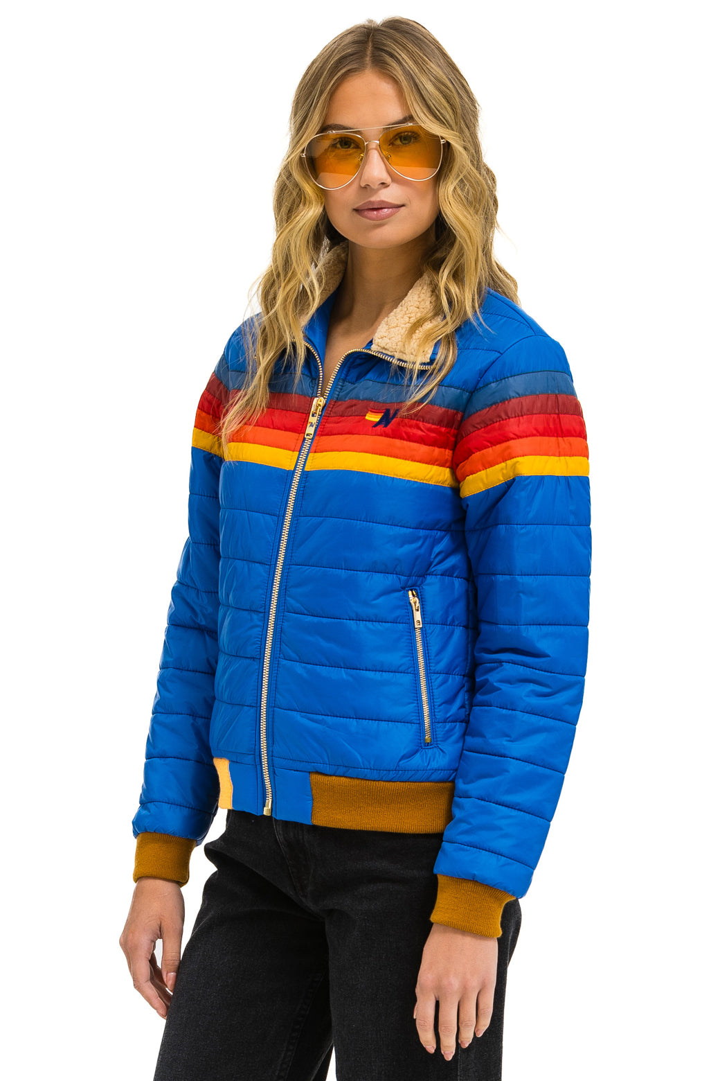 5 STRIPE JACKET - SNORKEL BLUE - Image 2