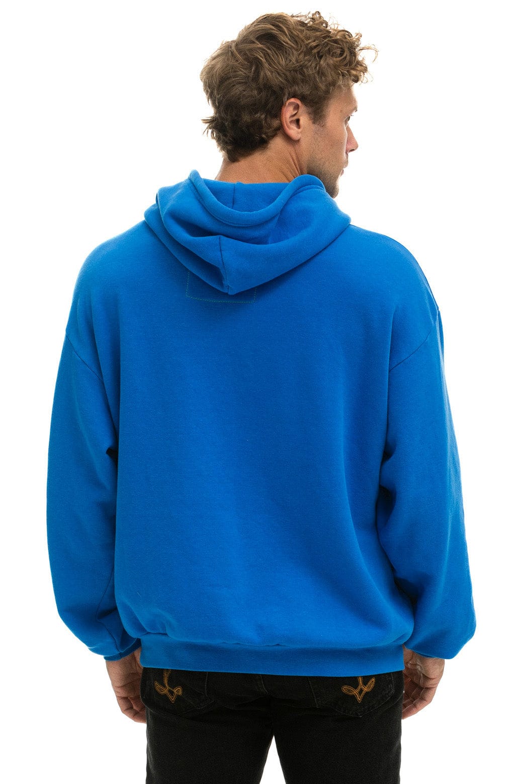 BOLT HEART PULLOVER RELAXED HOODIE - ADVENTURE BLUE - Image 4