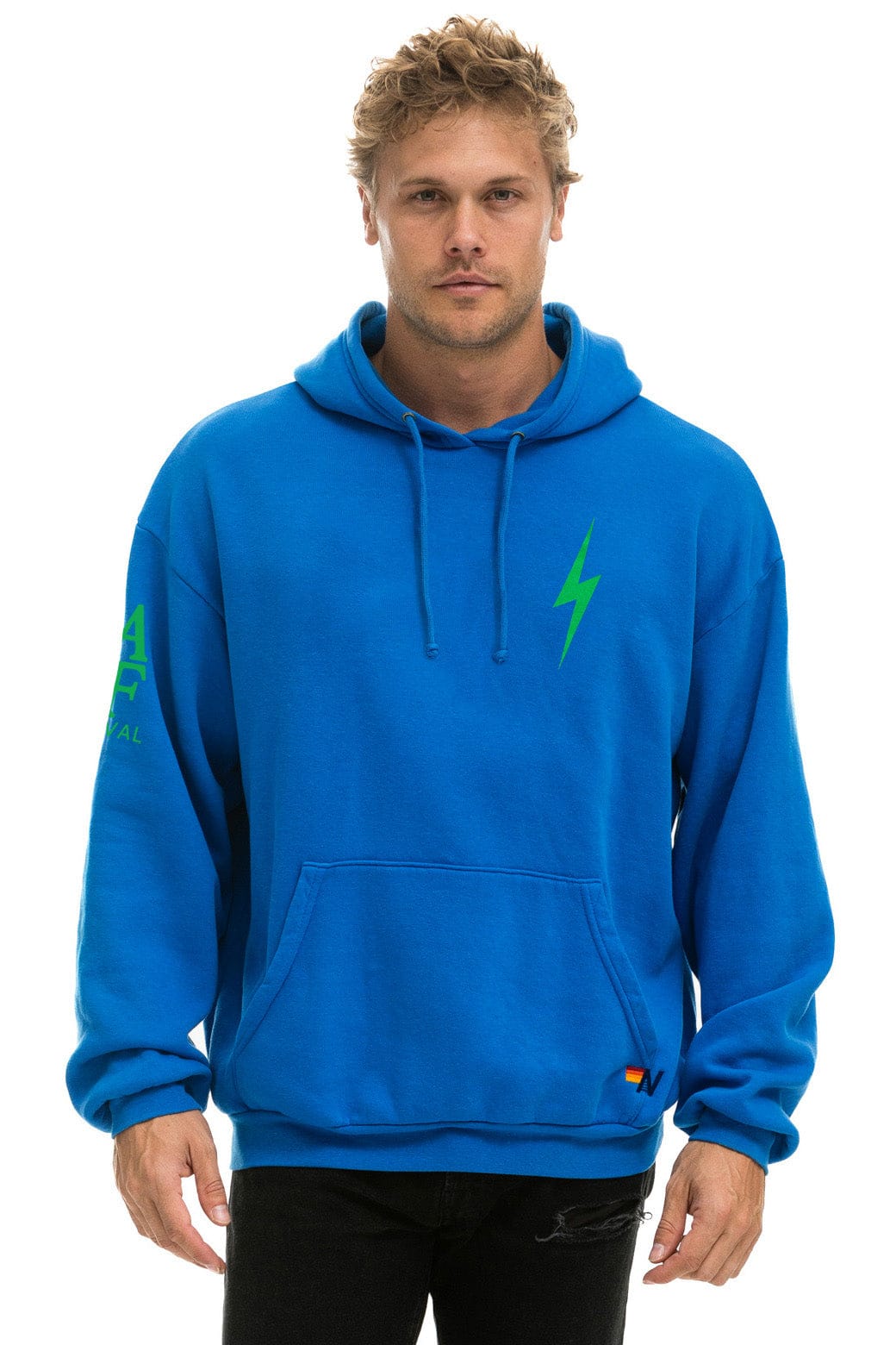 LOS ANGELES WINE & FOOD 2025 PULLOVER HOODIE RELAXED - ADVENTURE BLUE - Image 2