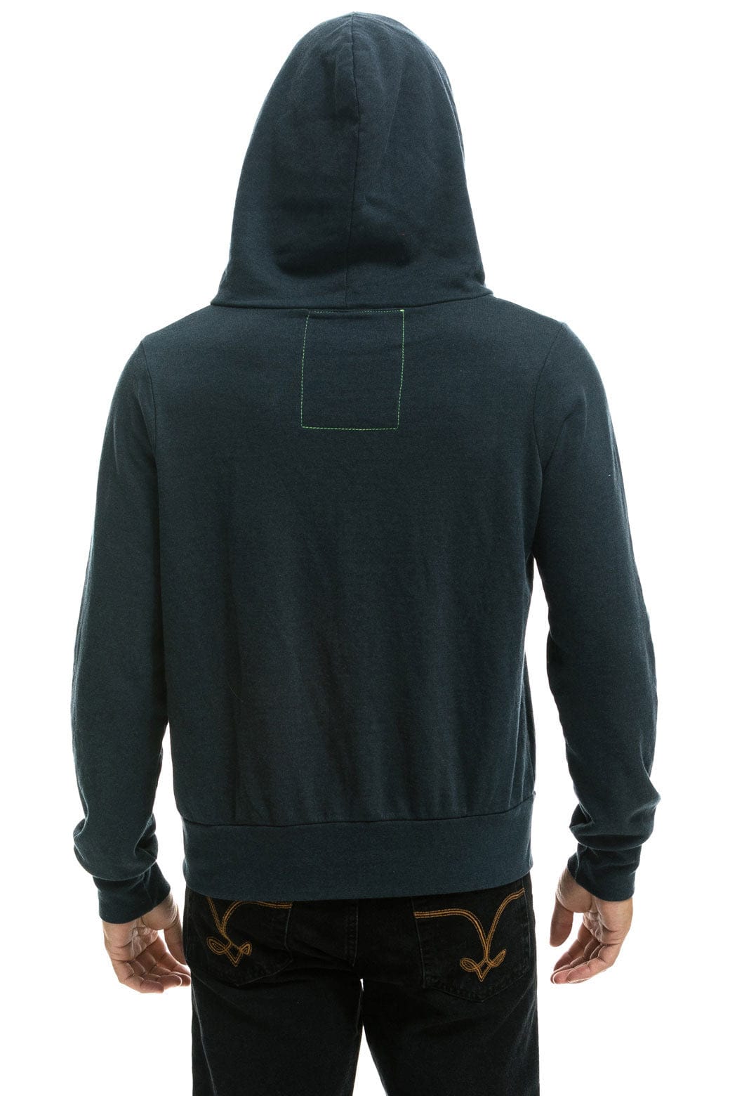 5 STRIPE HOODIE - CHARCOAL // RAINBOW WHITE - Image 4