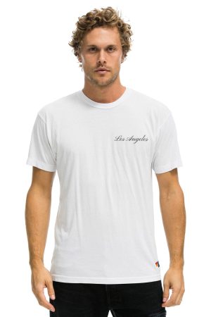 CHAD SMITH DREAMLAND LA FIRES BENEFIT CREW TEE - WHITE