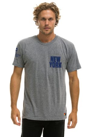 NEW YORK WINE & FOOD 2025 CREW TEE SHIRT - HEATHER
