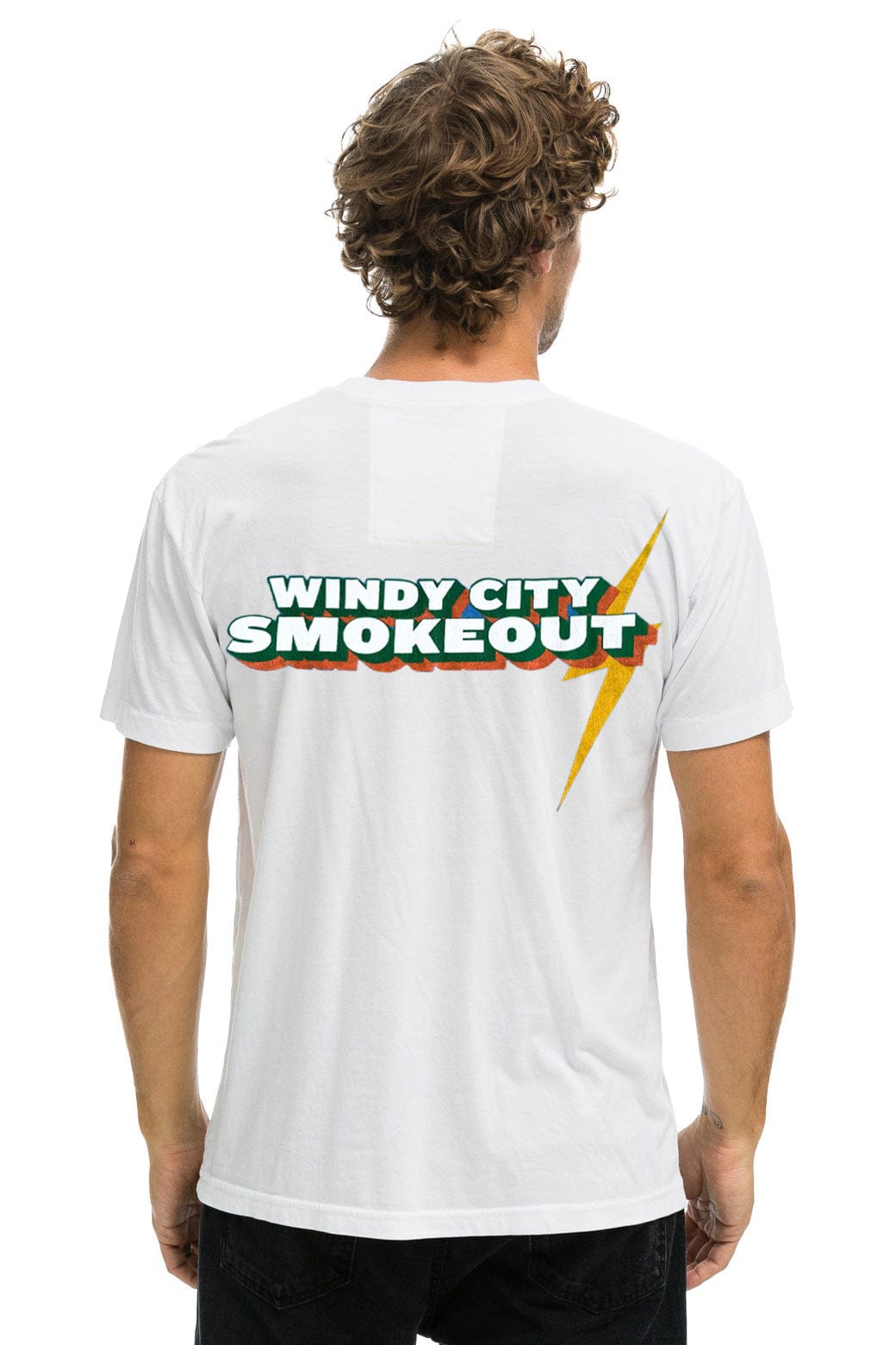 WINDY CITY SMOKEOUT 2025 CREW TEE SHIRT - WHITE - Image 2
