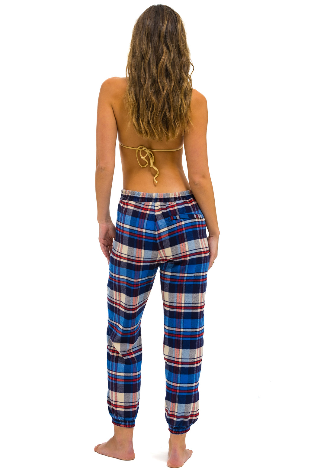UNISEX PLAID LODGE PANT - PATRIOT PLAID - Image 5