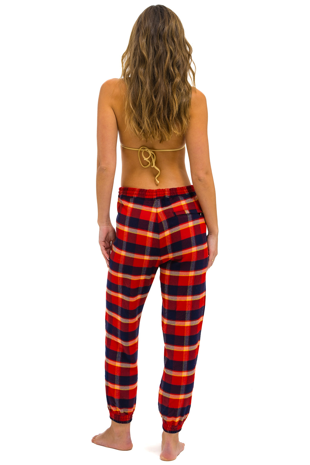 UNISEX PLAID LODGE PANT - RUGBY PLAID - Image 7