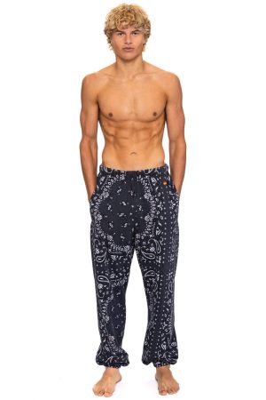 BANDANA SWEATPANTS - CHARCOAL