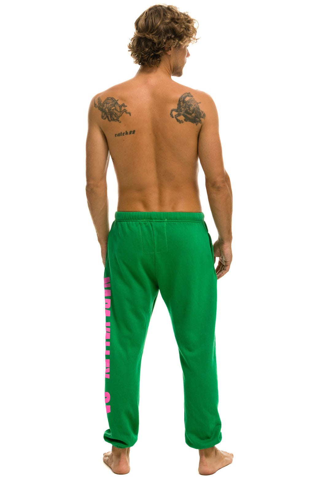 LA ONDA 2025 UNISEX POCKET SWEATPANTS - KELLY GREEN - Image 3