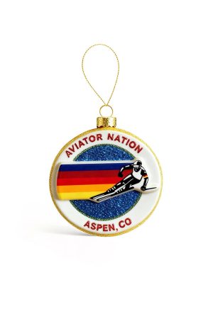 AVIATOR NATION ASPEN - BLOWN GLASS ORNAMENT