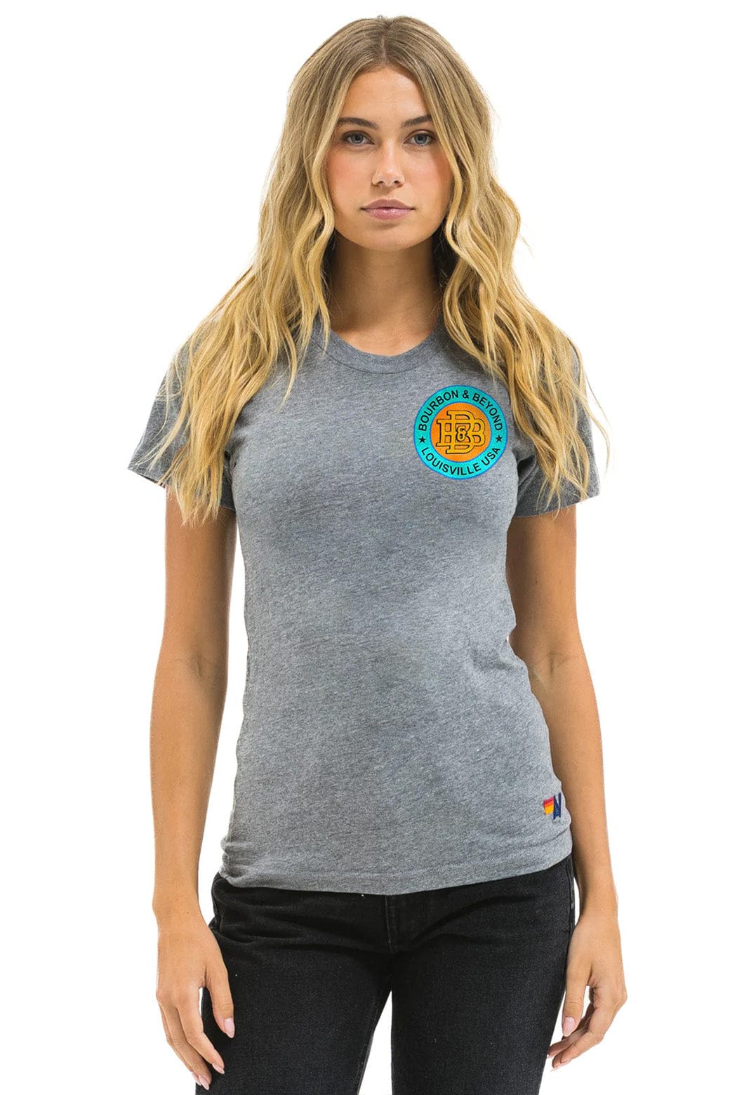 BOURBON AND BEYOND 2025 CREW TEE SHIRT - HEATHER - Image 3