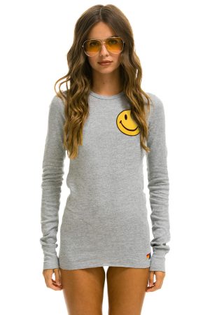 SMILEY 2 THERMAL - HEATHER GREY