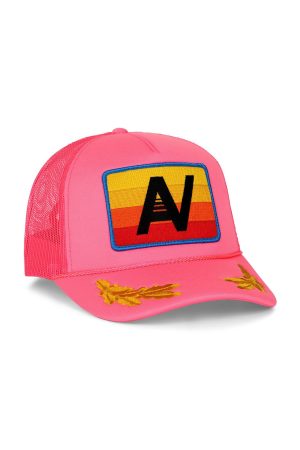 LOGO RAINBOW - VINTAGE LOW RISE LEAF TRUCKER