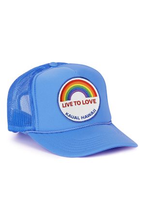 LIVE TO LOVE VINTAGE TRUCKER HAT