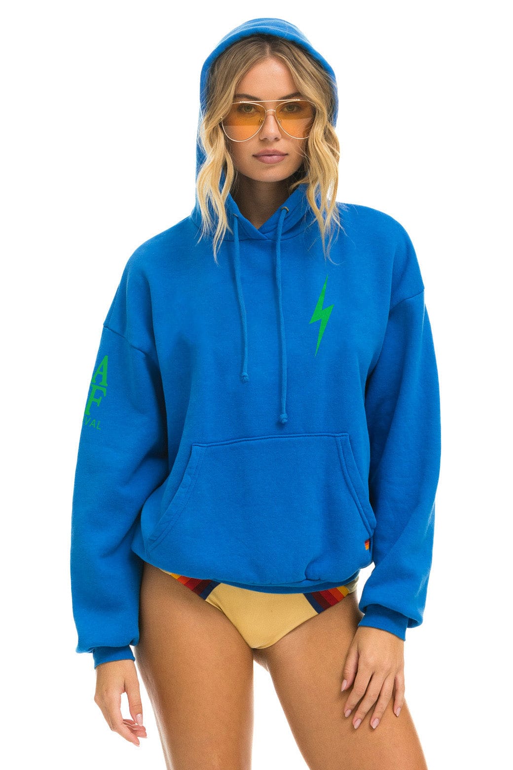 LOS ANGELES WINE & FOOD 2025 PULLOVER HOODIE RELAXED - ADVENTURE BLUE