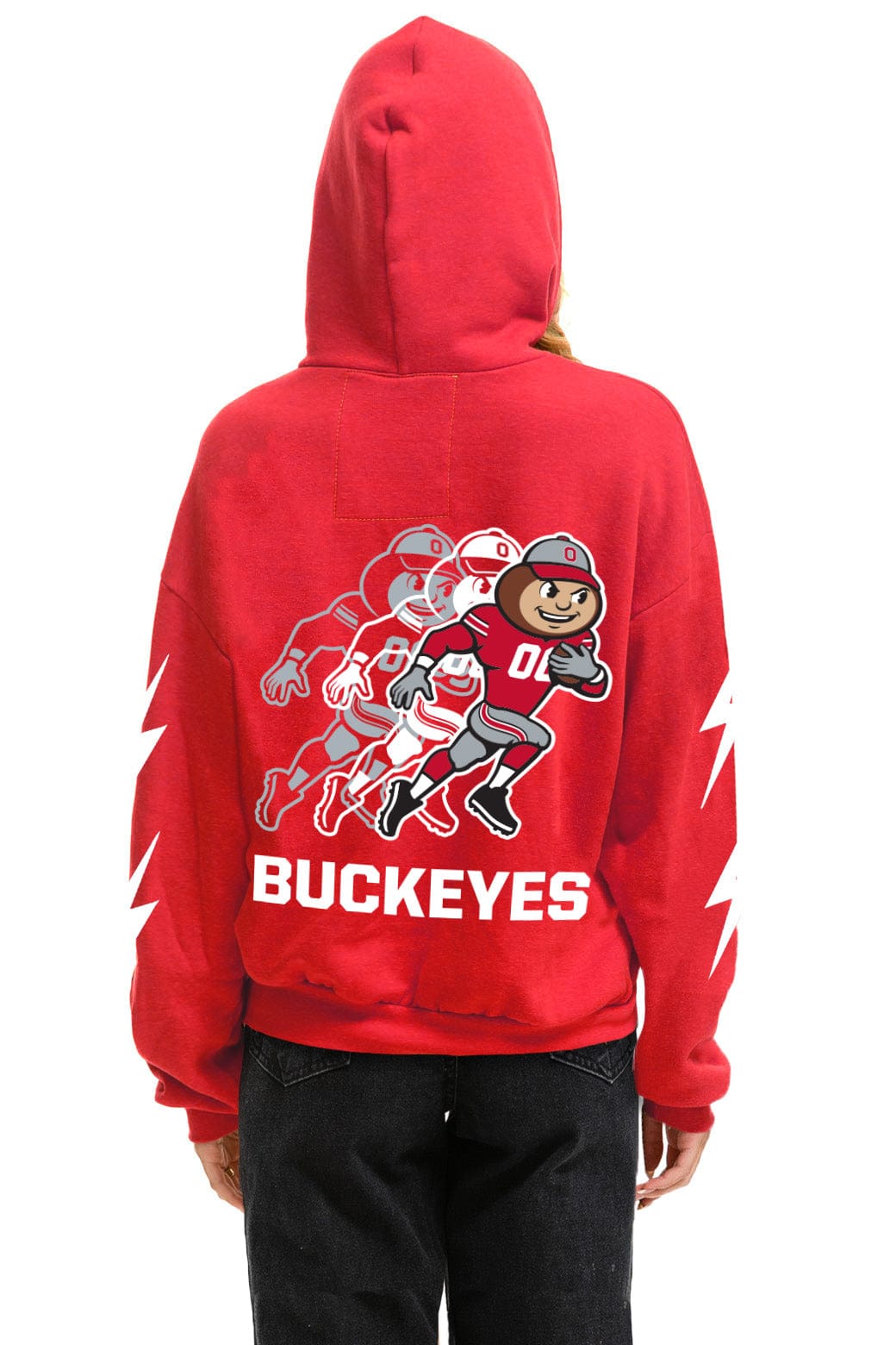 OHIO STATE CFP CHAMPIONS 2025 RELAXED PULLOVER HOODIE - RED - Image 2