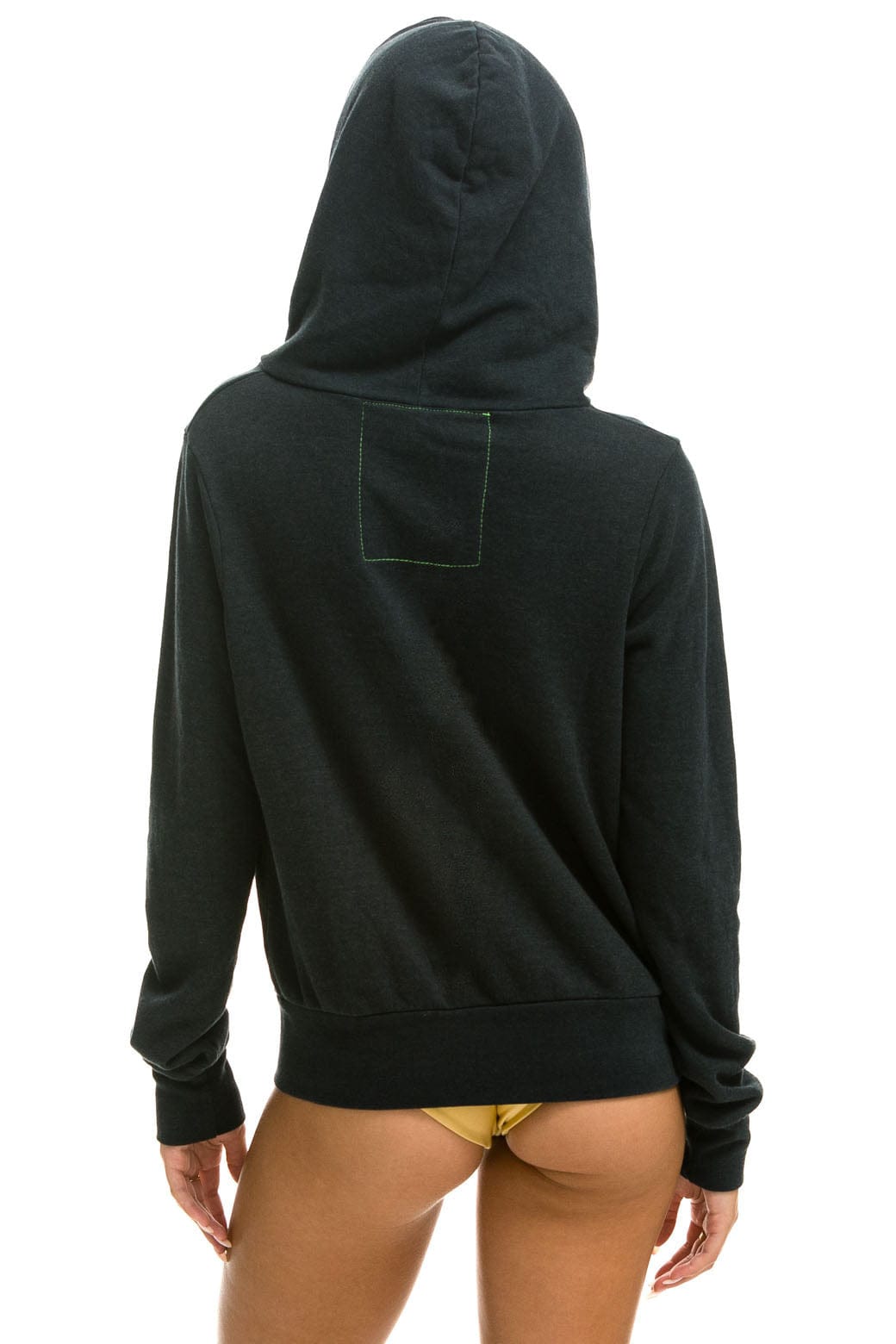 5 STRIPE HOODIE - CHARCOAL // RAINBOW WHITE - Image 3