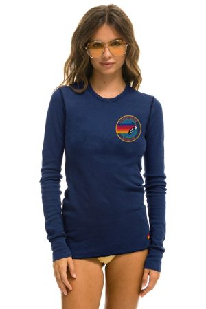 AVIATOR NATION MALIBU THERMAL - NAVY