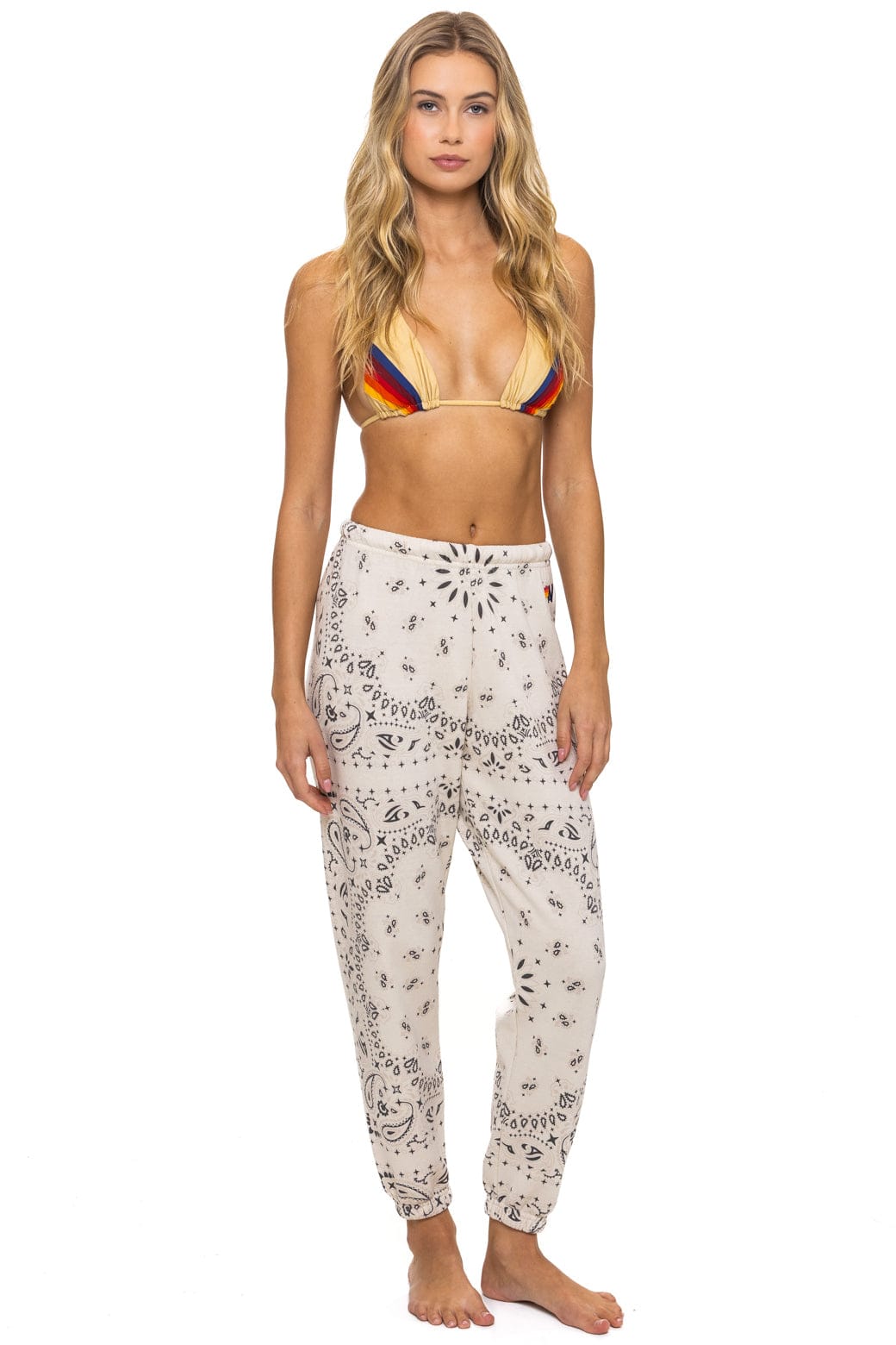 BANDANA SWEATPANTS - VINTAGE WHITE - Image 5