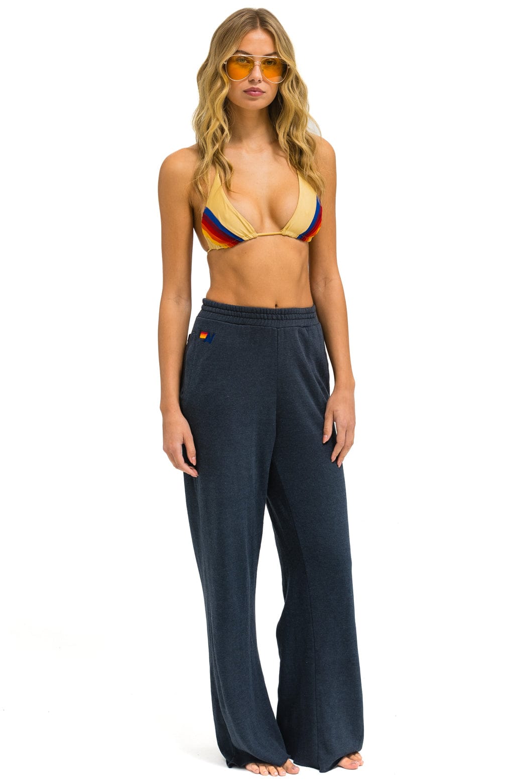 WIDE LEG POCKET SWEATPANTS - CHARCOAL - Image 2
