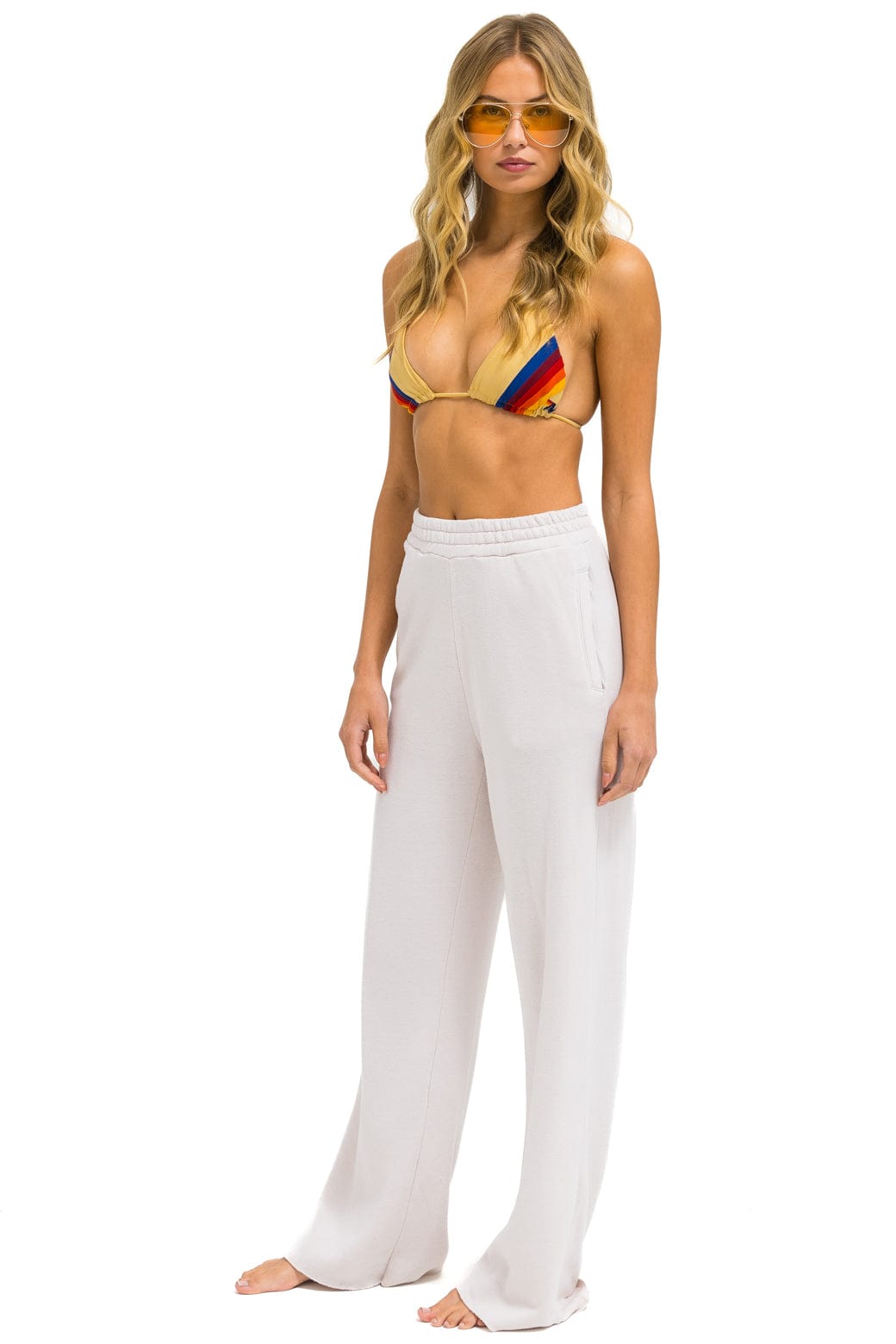 WIDE LEG POCKET SWEATPANTS - DOVE - Image 3