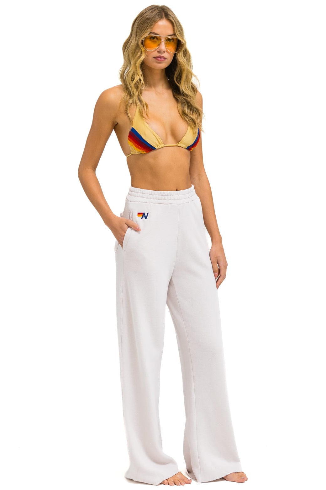 WIDE LEG POCKET SWEATPANTS - DOVE - Image 2