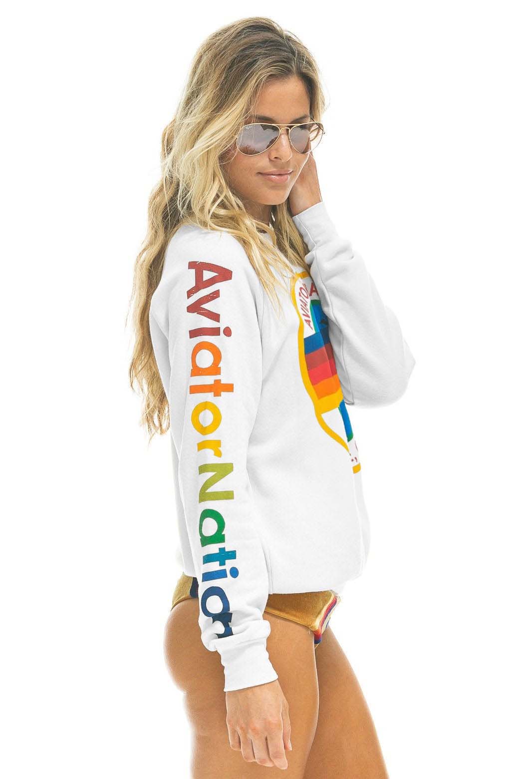 AVIATOR NATION VAIL SWEATSHIRT - WHITE - Image 2