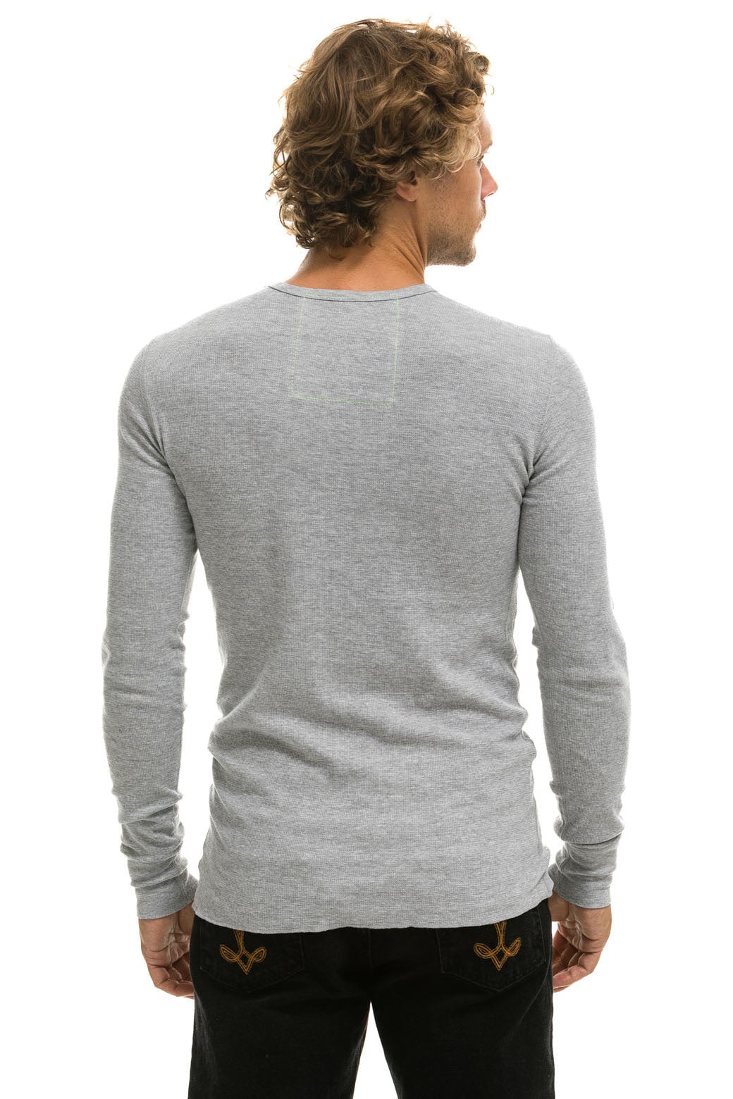 AVIATOR NATION VENICE THERMAL - HEATHER GREY - Image 4