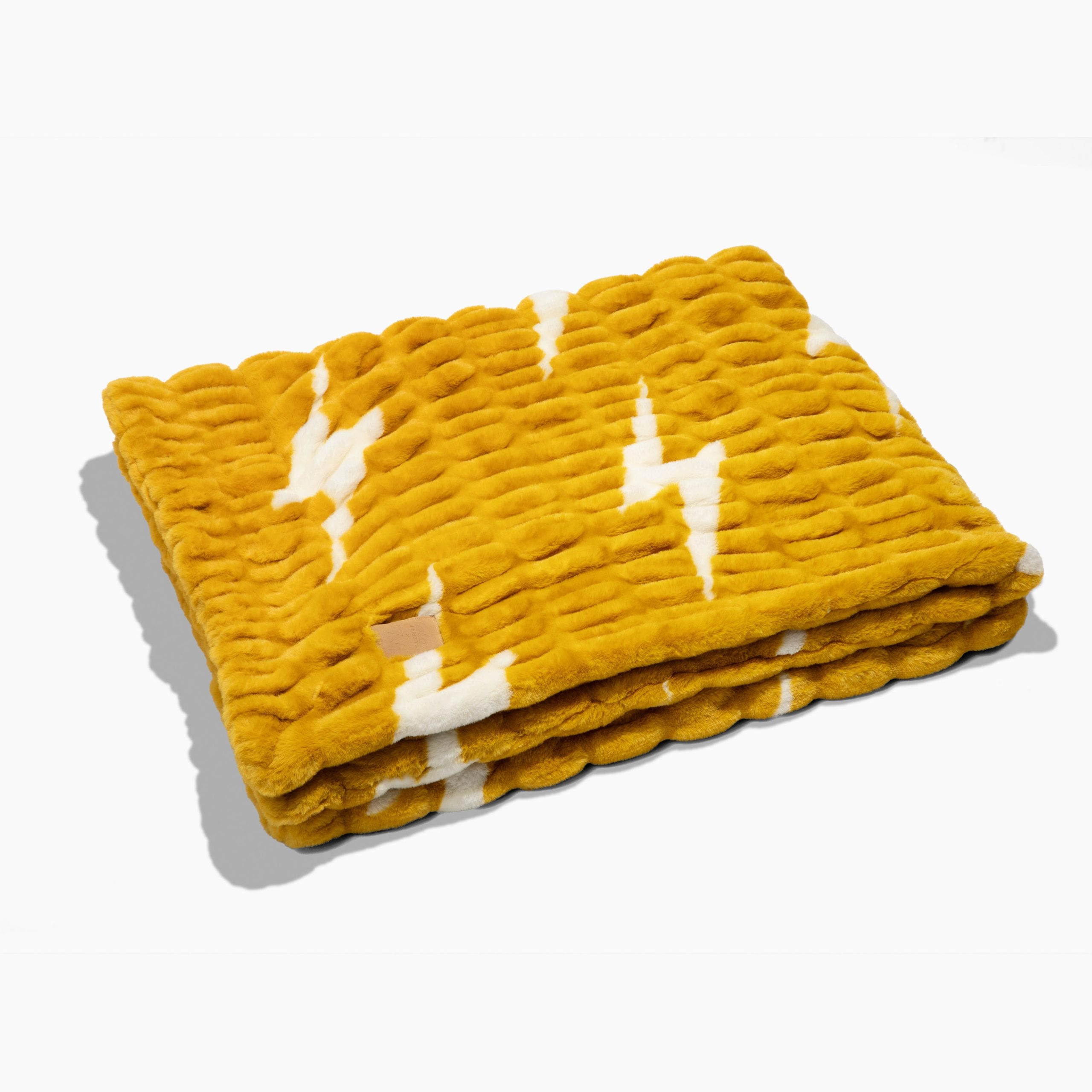 Aviator Nation x Lola Blanket - Gold // White Bolt - Image 4