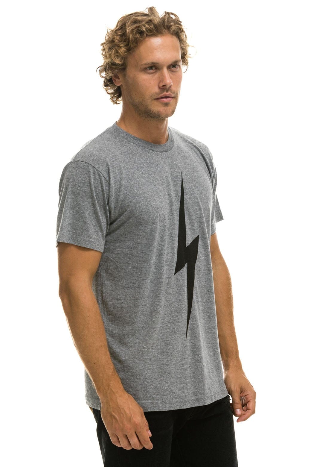 BOLT TEE - HEATHER GREY - Image 8