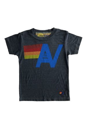 KID'S LOGO TEE - CHARCOAL