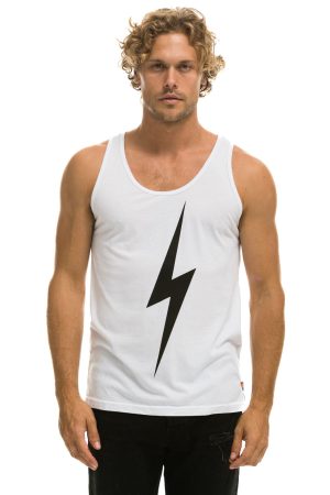 MEN'S BOLT TANK - WHITE