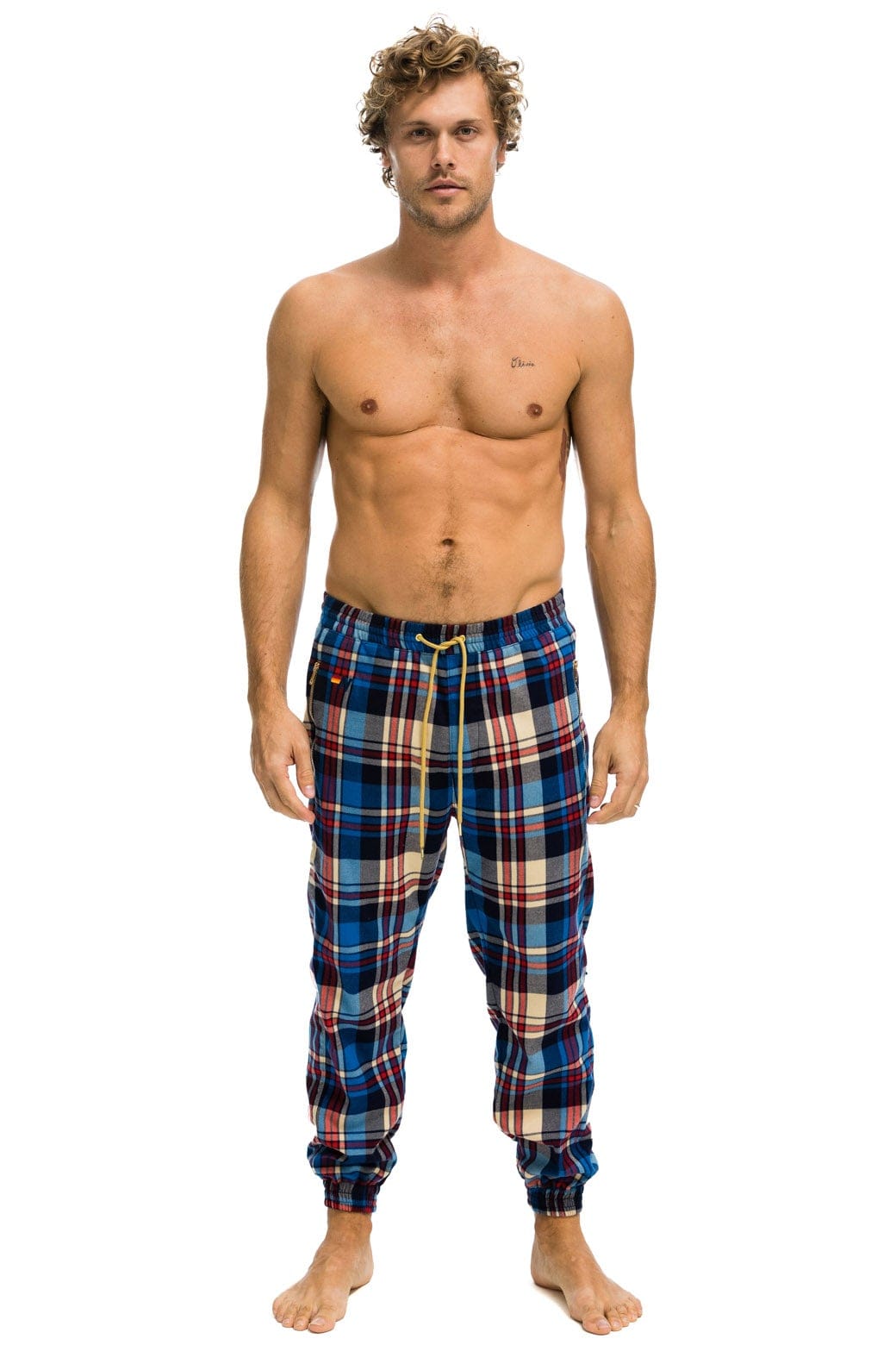 UNISEX PLAID LODGE PANT - PATRIOT PLAID - Image 2