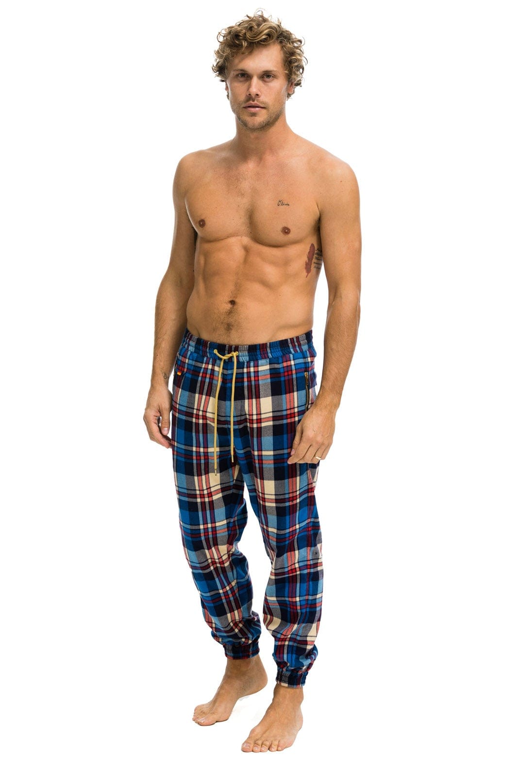 UNISEX PLAID LODGE PANT - PATRIOT PLAID - Image 6