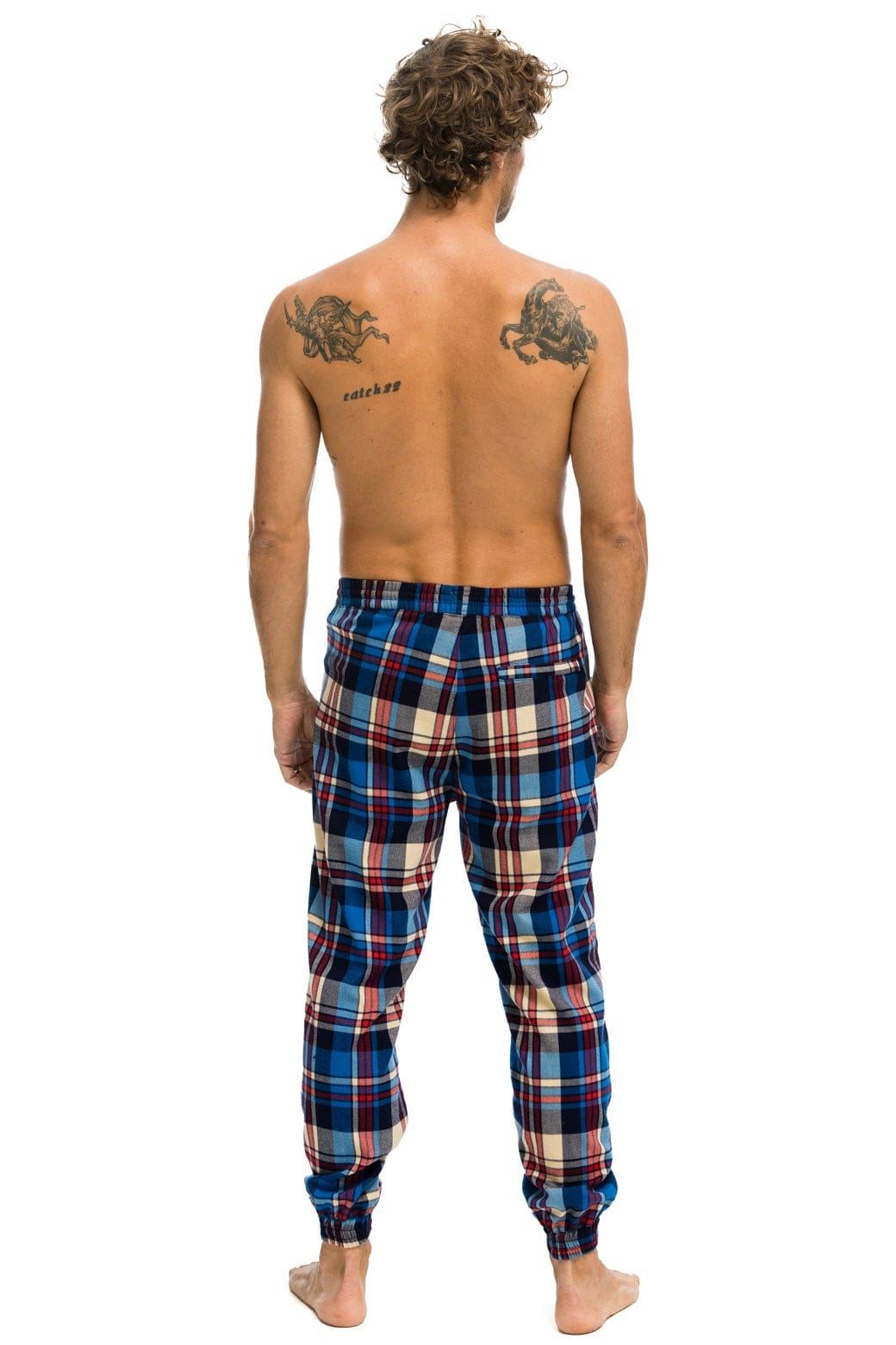 UNISEX PLAID LODGE PANT - PATRIOT PLAID - Image 7