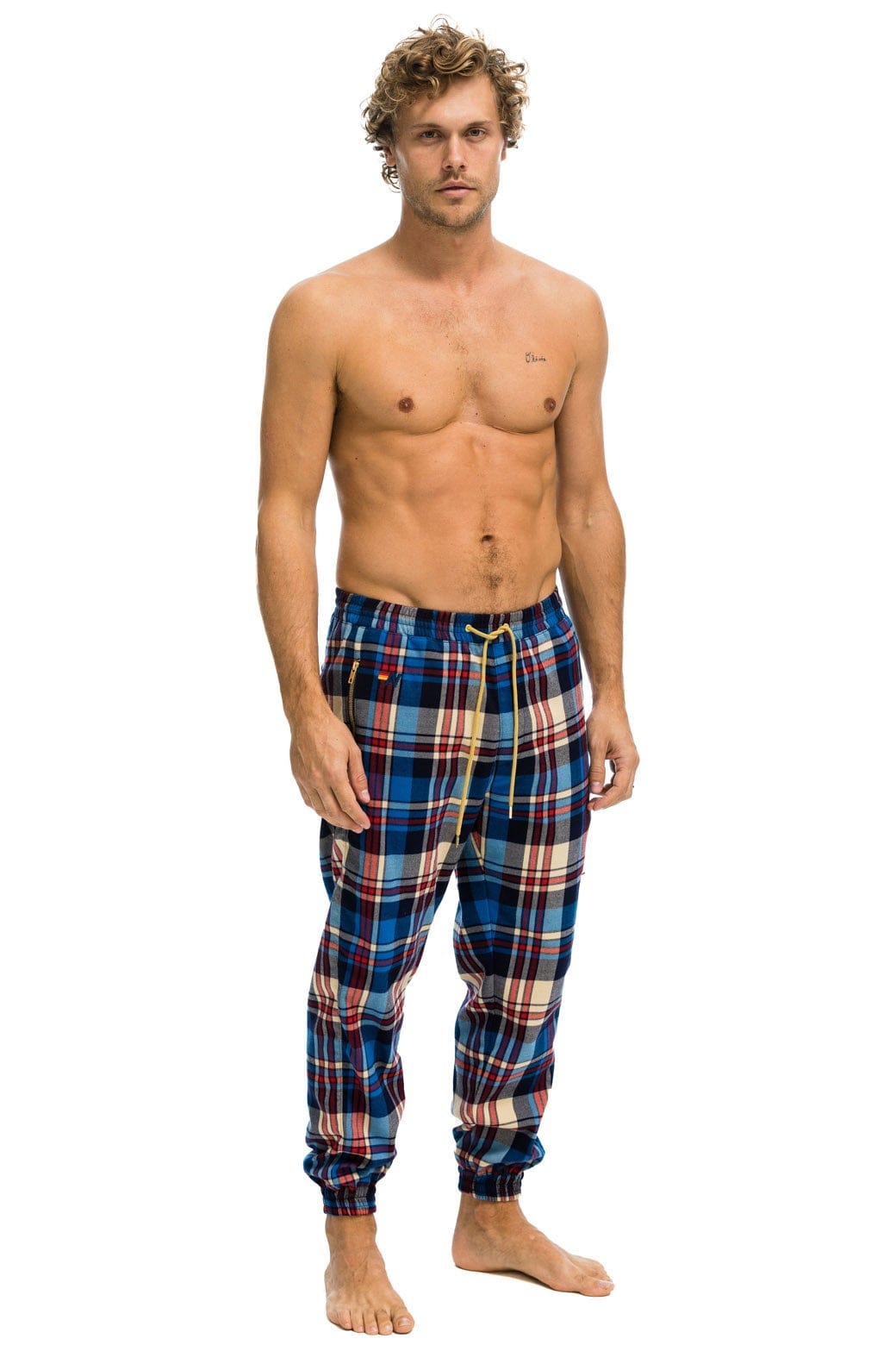 UNISEX PLAID LODGE PANT - PATRIOT PLAID - Image 4