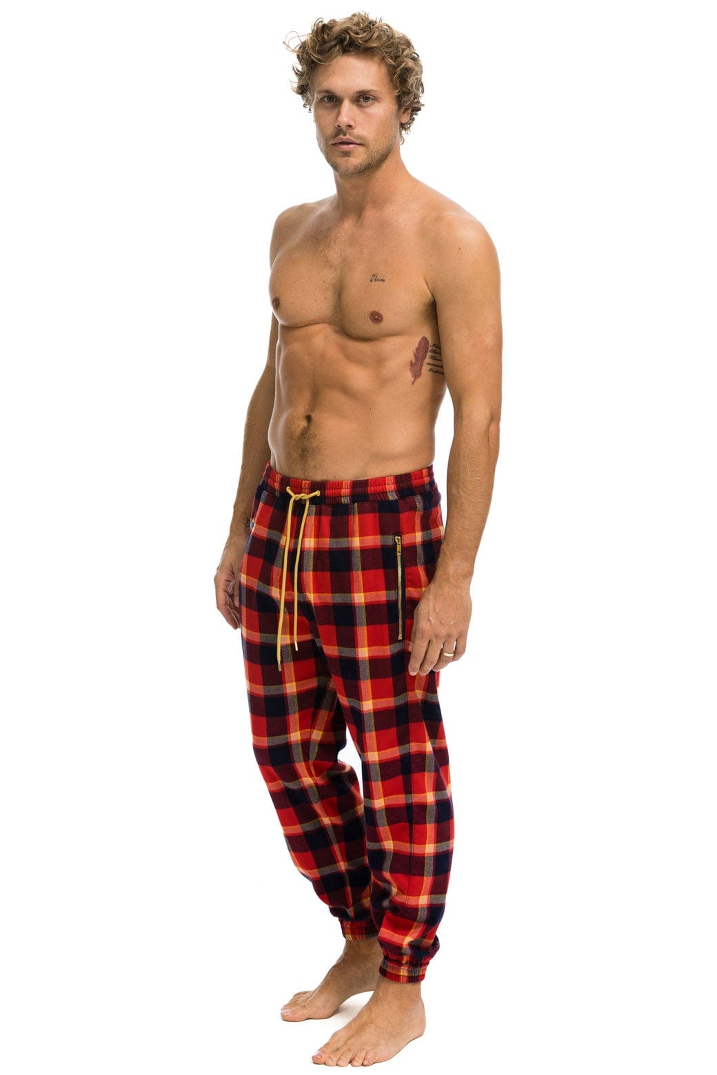 UNISEX PLAID LODGE PANT - RUGBY PLAID - Image 4