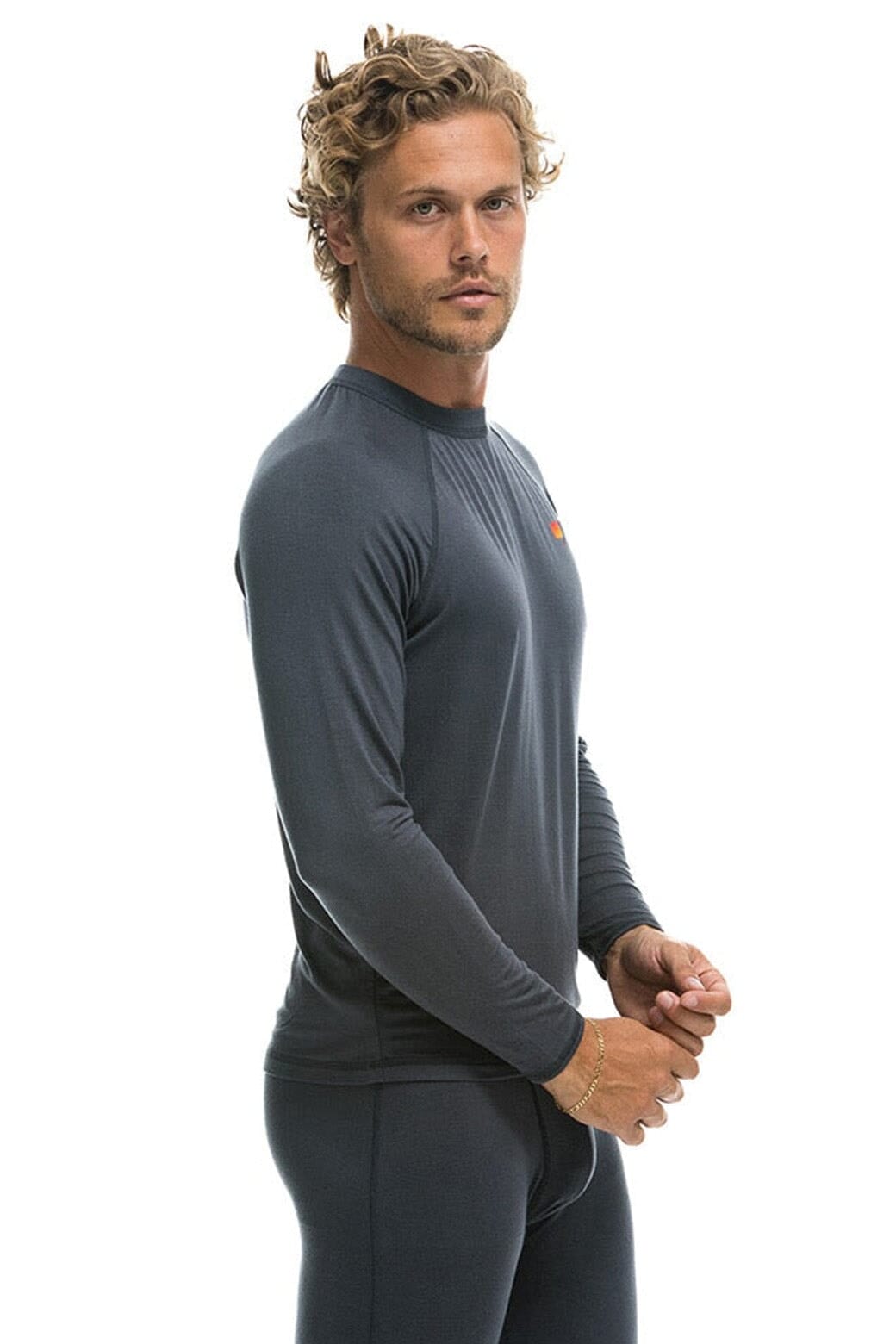 MICRO MODAL BASE LAYER TOP - TITANIUM - Image 3