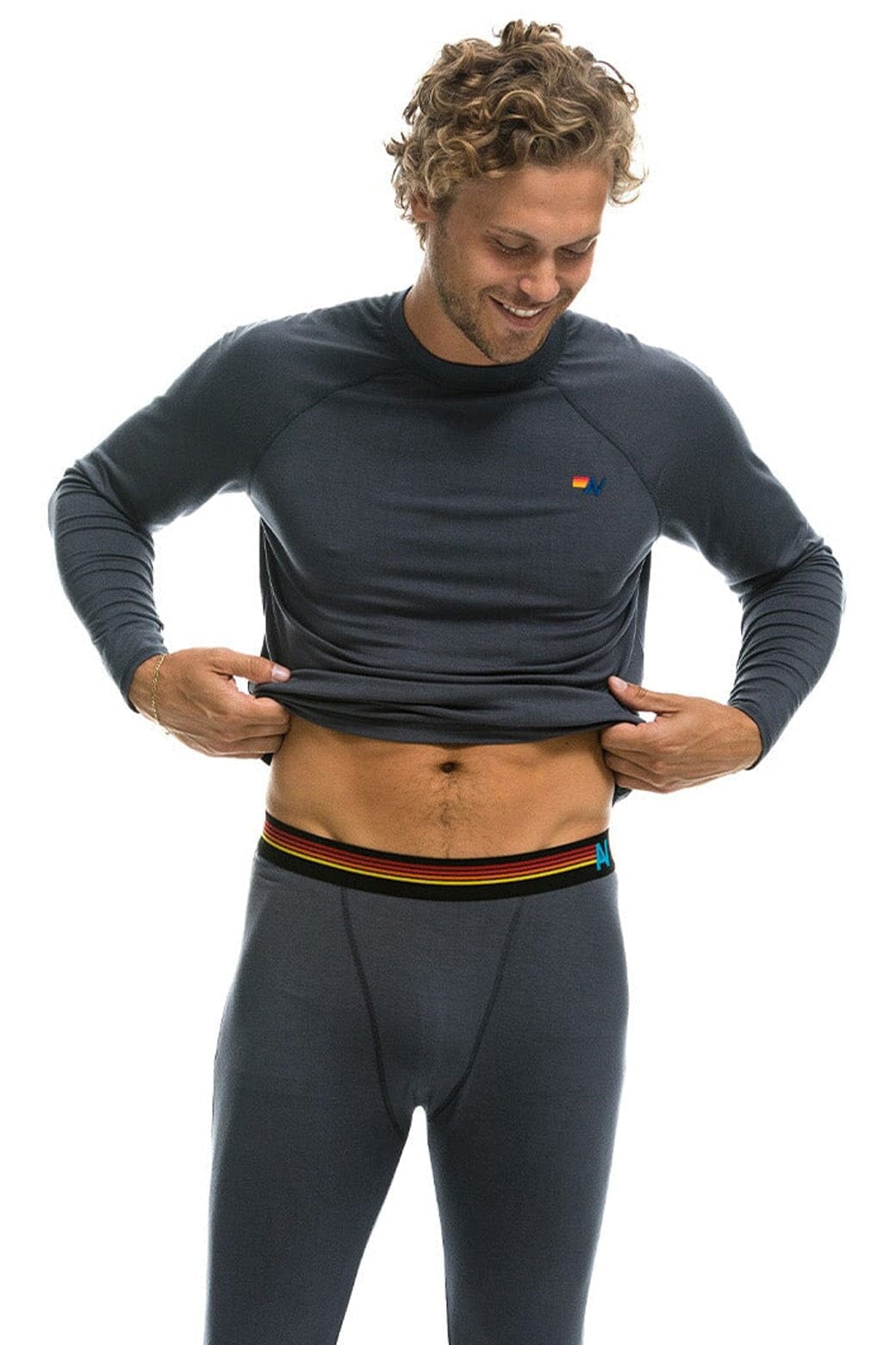 MICRO MODAL BASE LAYER TOP - TITANIUM - Image 2