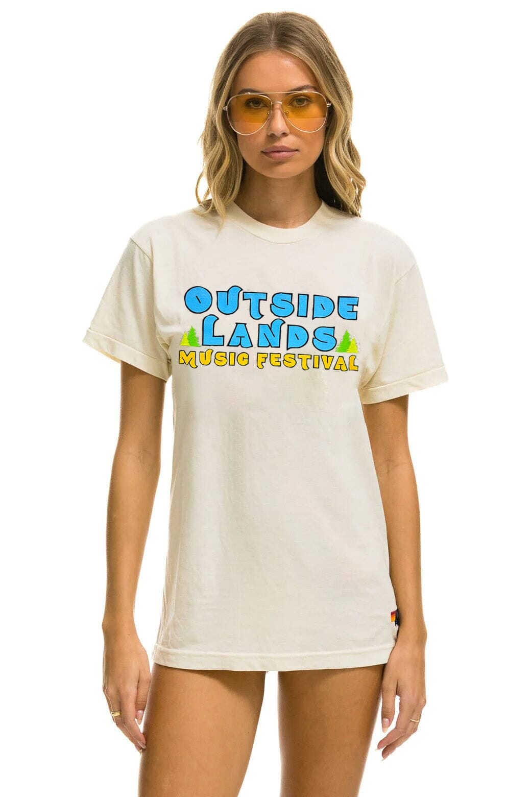 OUTSIDE LANDS 2024 UNISEX CREW TEE - VINTAGE WHITE - Image 2