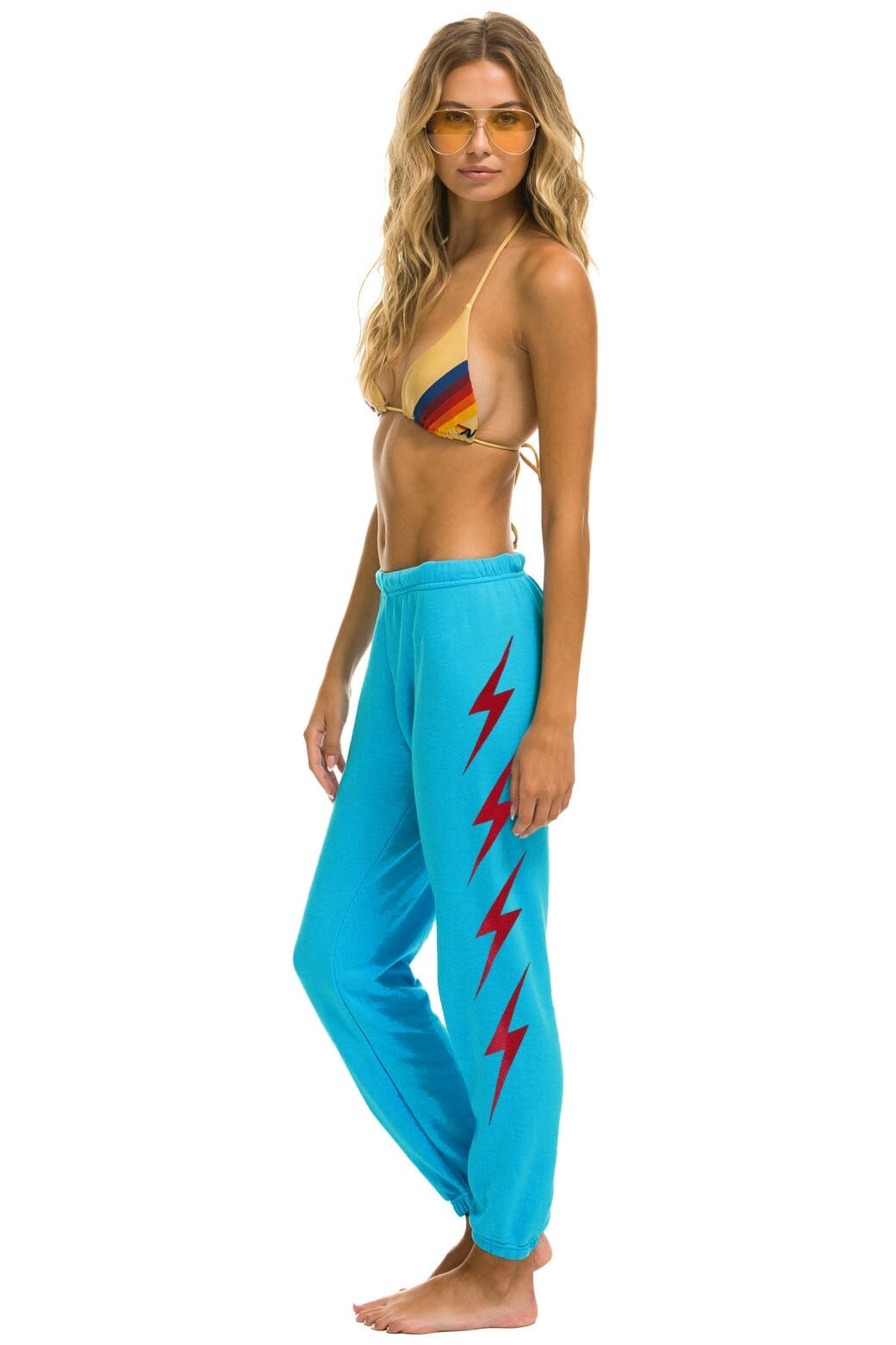 OUTSIDE LANDS 2024 UNISEX SWEATPANTS - NEON BLUE - Image 2